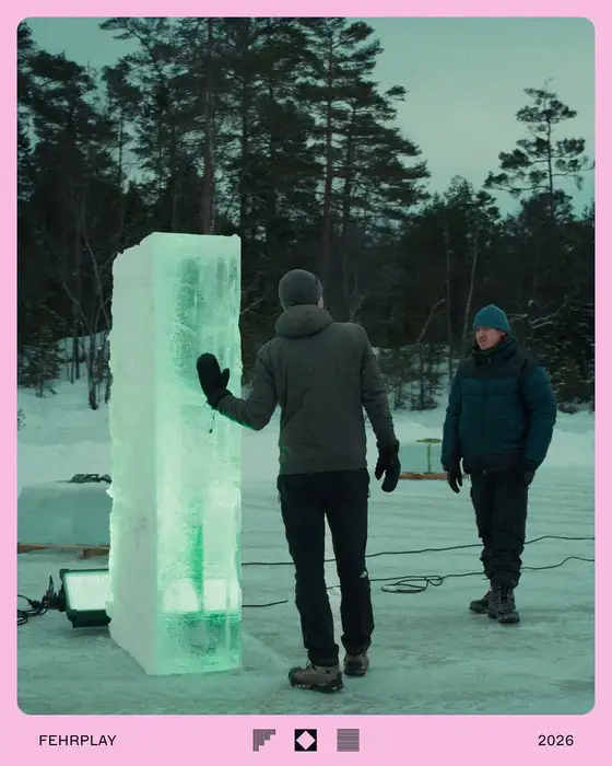 This project has been in mind for 2 years…🎬🧊 Anders had the idea to shoot a…