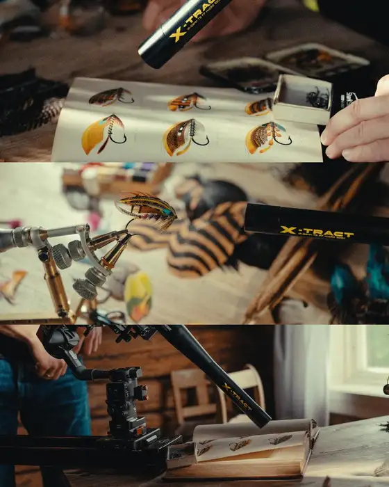 Discover the colorful world of fly tying!🎣🎨Before the summer we shot a macro…